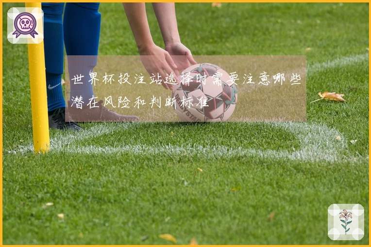 世界杯投注站选择时需要注意哪些潜在风险和判断标准